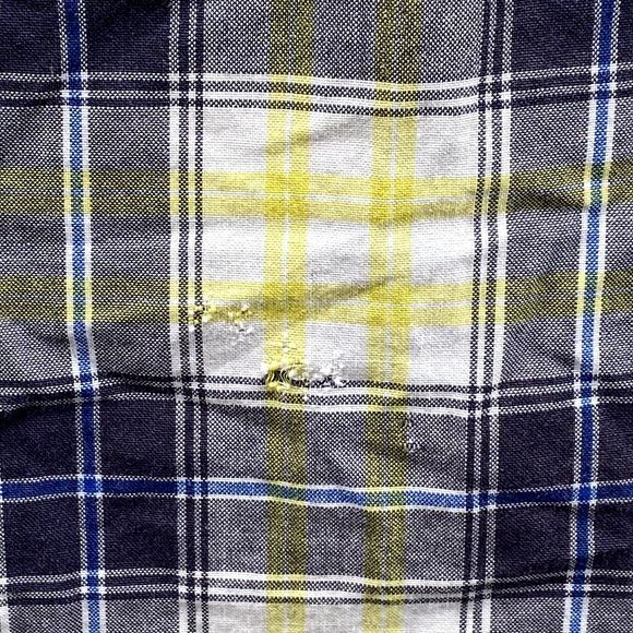 Carhartt Shirt Adult Size 2XL Yellow Plaid Relaxed Fit Short Sleeve Dungaree Men - Picture 13 of 13